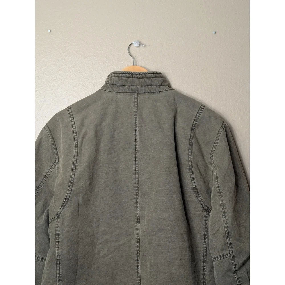 Levis Field Jacket Mens XL Brown Gorpcore Rugged Canvas Quilted Utility Coat